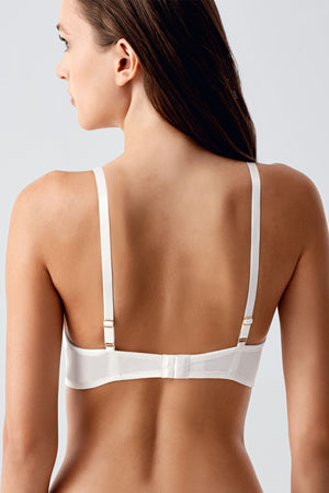 Kadın Destekli C Cup Basic Sütyen 341795 - VienettaBORDO75