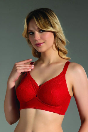 Kadın Minimizer C Cup Sütyen 342306 - VienettaKIRMIZI80