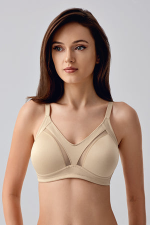 6001-Basic C Cup Big Size Sütyen (Kutulu)