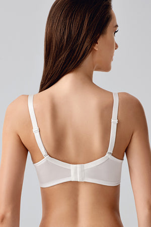 Kadın Desteksiz C Cup Big Size Sütyen 347900 - VienettaBEYAZ80