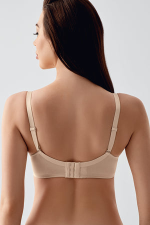 Kadın Desteksiz C Cup Big Size Sütyen 347900 - VienettaBEYAZ80