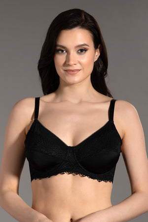 Kadın Dolgusuz C Cup Sütyen 348110 - VienettaSİYAH90
