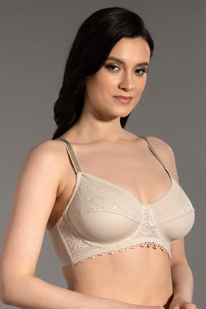 Kadın Dolgusuz C Cup Sütyen 348110 - VienettaLACİVERT85