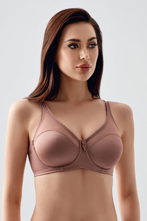 Kadın Balenli D Cup Toparlayıcı Sütyen 352304 - VienettaBEYAZ80