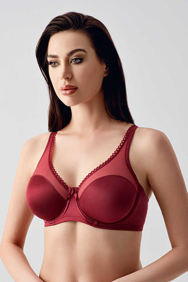 Kadın Balenli D Cup Toparlayıcı Sütyen 352304 - VienettaBEYAZ80