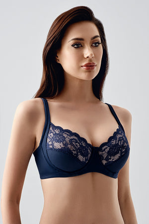 Kadın Dolgusuz D Cup Sütyen 356000 - VienettaCAPUCINO80