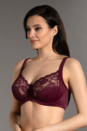Kadın Dolgusuz D Cup Sütyen 356000 - VienettaCAPUCINO80