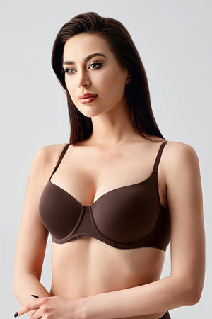Sütyen Balenli D Cup 357110 - VienettaKAHVERENGİ75