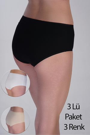 Kadın Bato Penye 3 lü Külot
