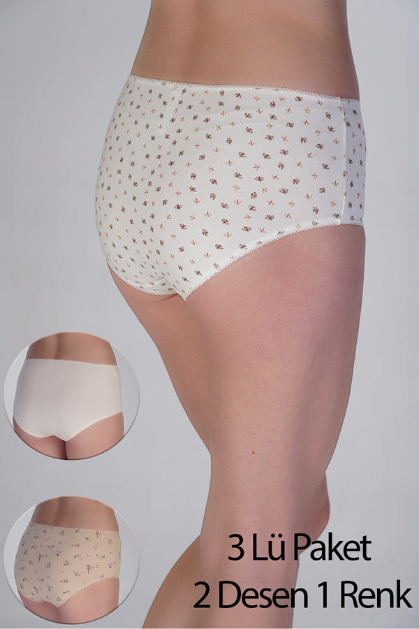 Kadın Bato Penye 3 lü Külot
