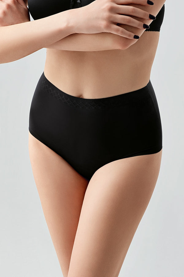 Kadın Yüksel Bel Bato Lazer Kesim Külot 369201 - VienettaCAPUCINOS