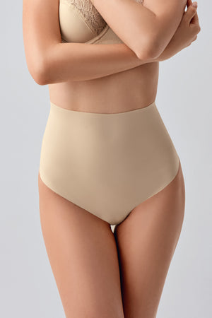 Kadın Yuksek Bel String Lazer Kesim Külot 369206 - VienettaTENS