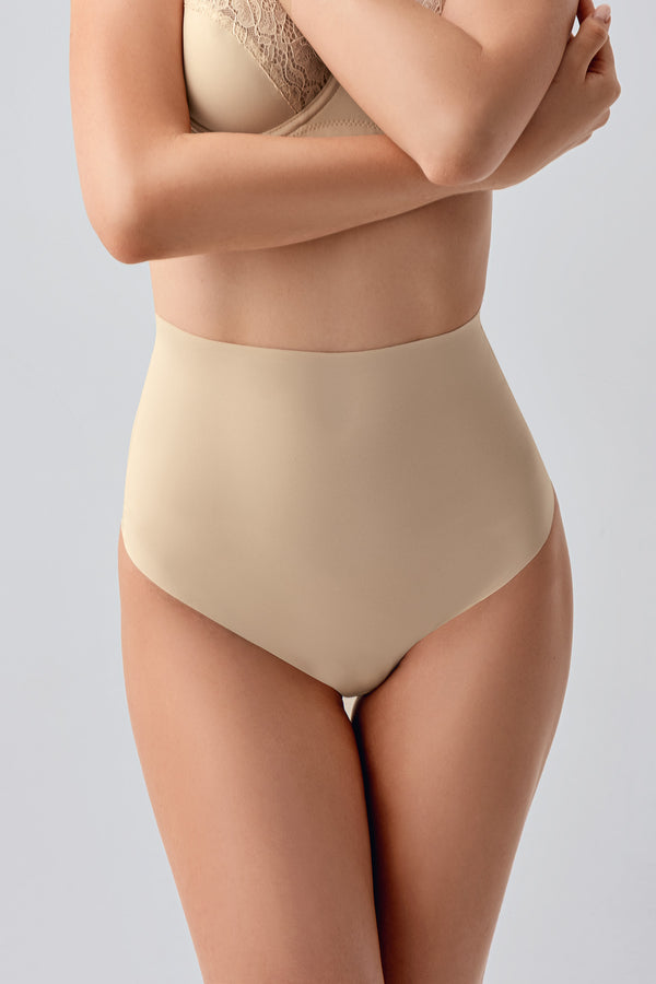 Kadın Yuksek Bel String Lazer Kesim Külot 369206 - VienettaTENS