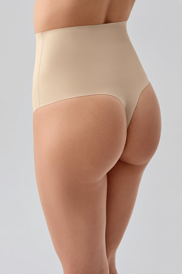 Kadın Yuksek Bel String Lazer Kesim Külot 369206 - VienettaCAPUCINOS