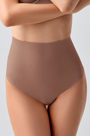 Kadın Yuksek Bel String Lazer Kesim Külot 369206 - VienettaCAPUCINOS