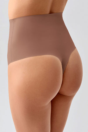 Kadın Yuksek Bel String Lazer Kesim Külot 369206 - VienettaCAPUCINOS