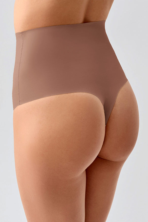 Kadın Yuksek Bel String Lazer Kesim Külot 369206 - VienettaCAPUCINOS