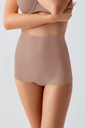 Kadın Lazer Yüksel Bel Slip Külot 369208 - VienettaCAPUCINOS