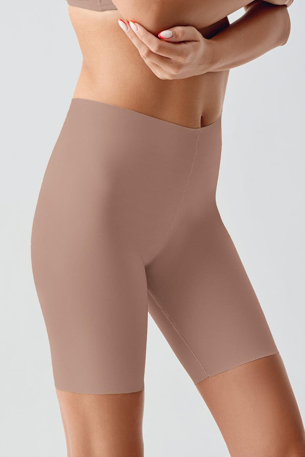 Dikişsiz Toparlayıcı Yüksek Bel Lazer Kesim Şortlu Korse 369209 - VienettaSİYAHS