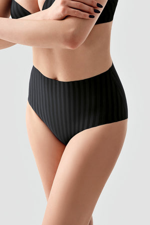 Kadın Desenli Yüksel Bel Bato Külot 
