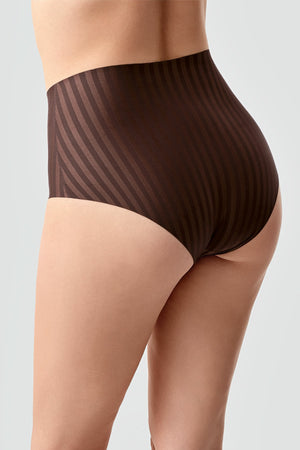 Kadın Desenli Yüksel Bel Bato Külot 
