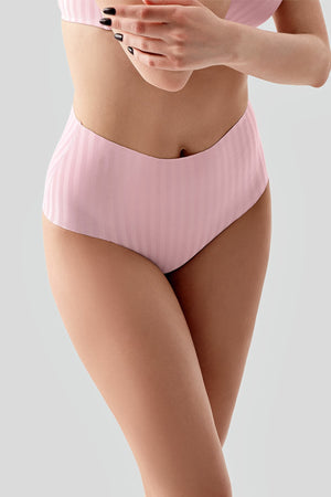 Kadın Desenli Yüksel Bel Bato Külot 
