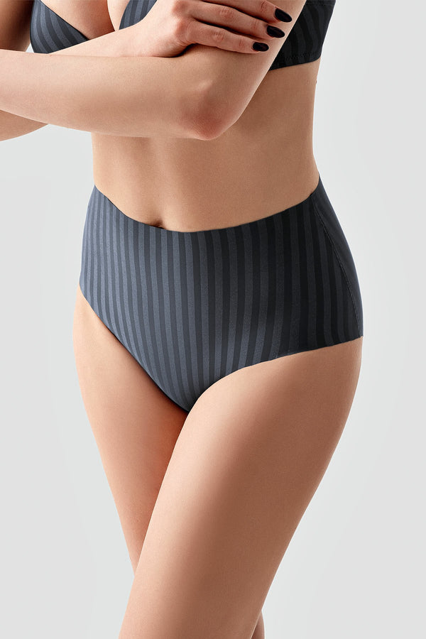 Kadın Desenli Yüksel Bel Bato Külot 
