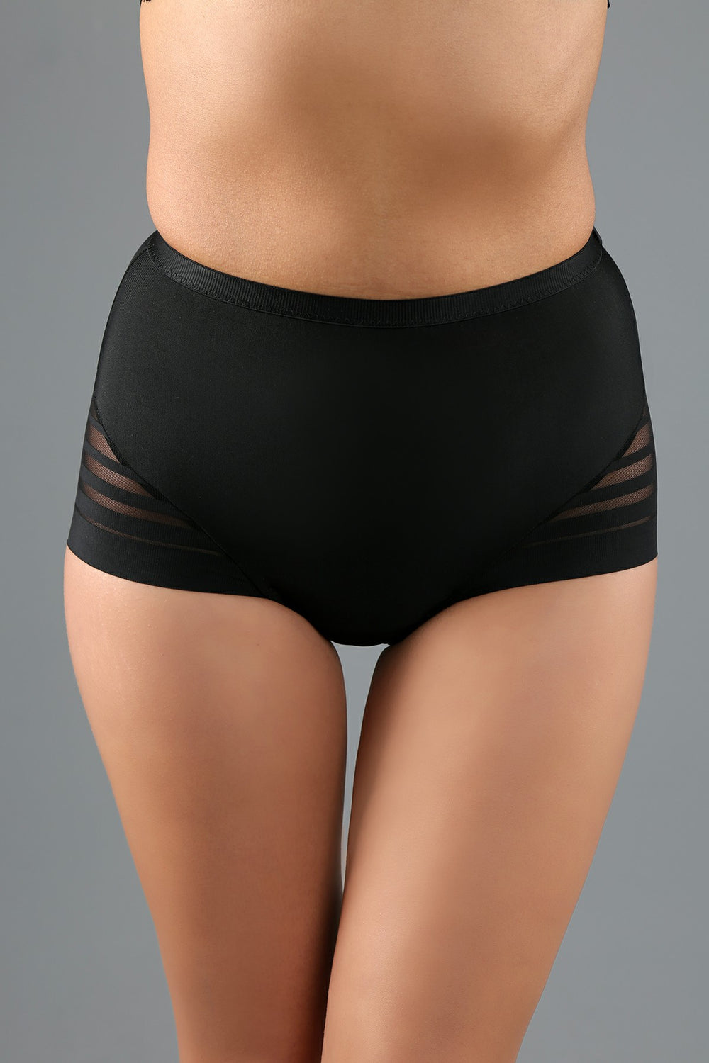 Kadın Yuksek Bel Korseli Külot 369301 - VienettaANTRASİTL