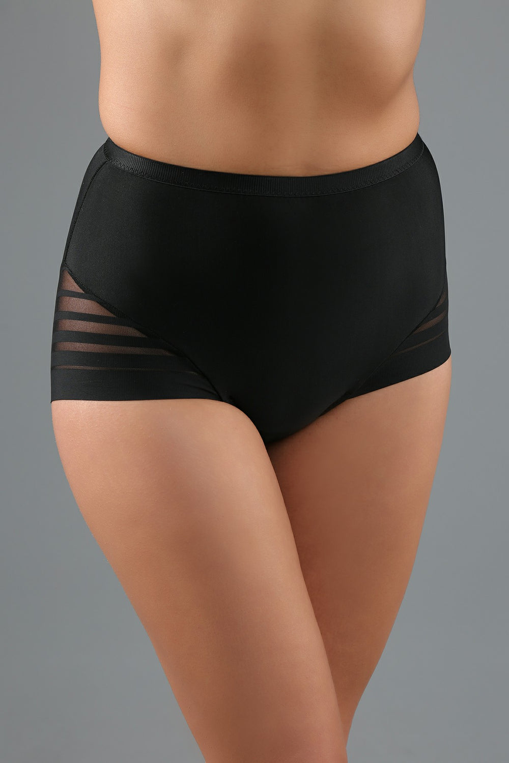 Kadın Yuksek Bel Korseli Külot 369301 - VienettaANTRASİTL