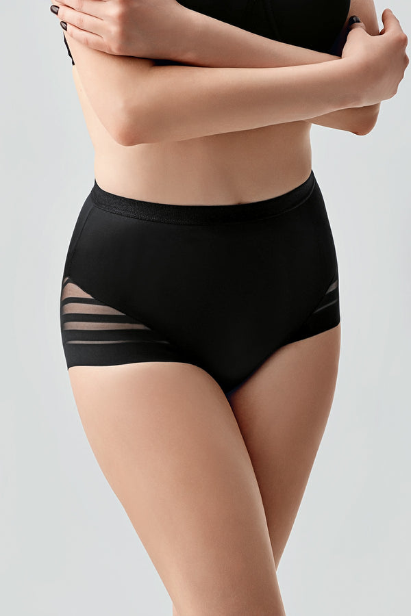 Kadın Yuksek Bel Korseli Külot 369301 - VienettaSİYAHS