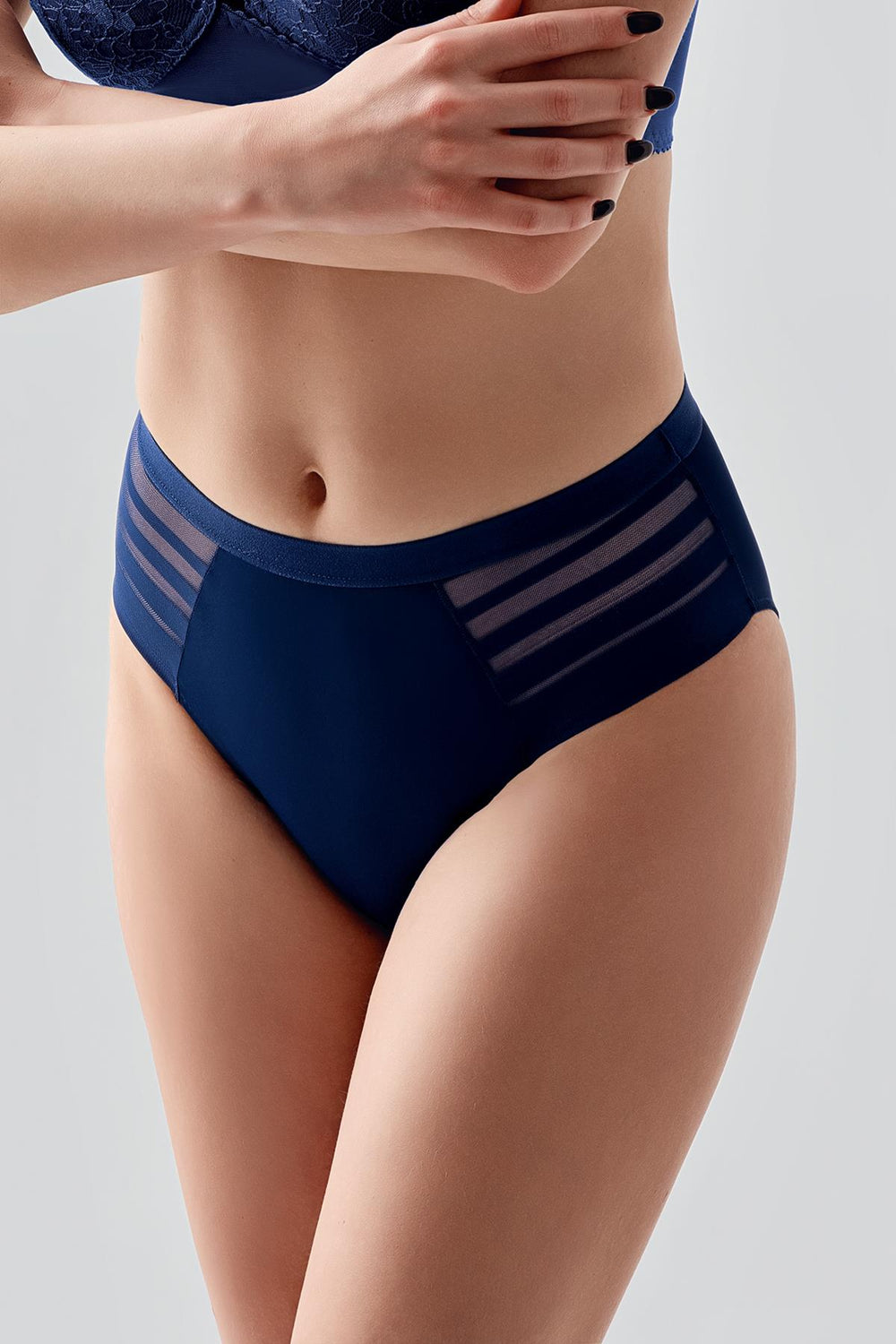 Kadın Yüksek Bel Külot 369303 - VienettaLACİVERTS