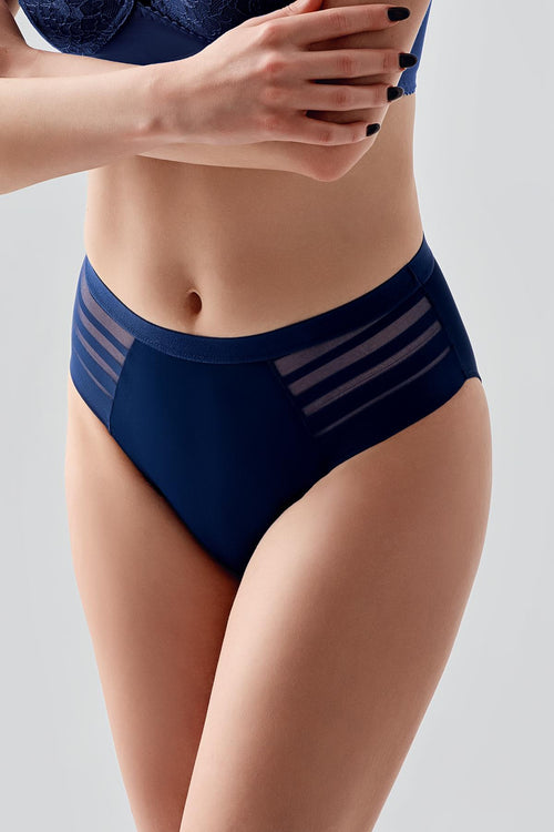 Kadın Yüksek Bel Külot 369303 - VienettaLACİVERTS