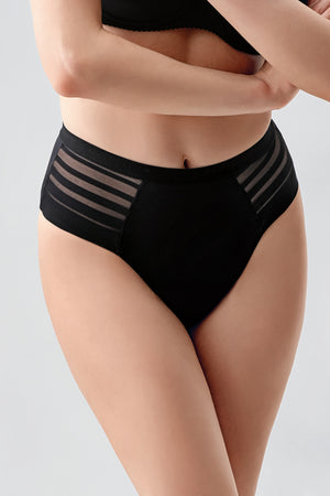 Kadın Yüksek Bel Külot 369303 - VienettaLACİVERTS