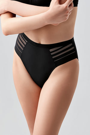 Kadın Yüksek Bel Külot 369303 - VienettaLACİVERTS