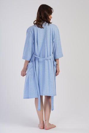 KADIN SUPREM 3/4KOL HAMILE SABAHLIK TAKIM 401044 - Vienetta1.GrupGRAY MELANGE