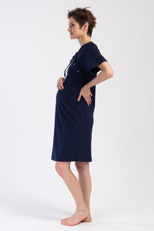 HAMILE KISA KOL TUNIK 401093 - Vienetta1.GrupY.LACIVERT