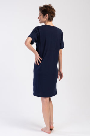 HAMILE KISA KOL TUNIK 401093 - Vienetta1.GrupY.LACIVERT