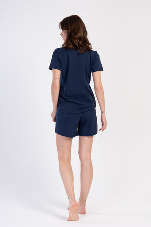 KADIN KISA KOL SORT TAKIM 402002 - Vienetta1.GrupY.LACIVERT