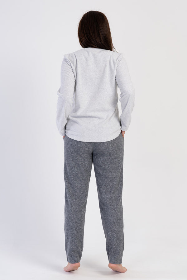 Woman Mate Jacquard Big Size Pyjama Set