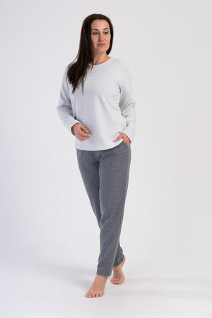 Woman Mathe Jacquard Big Size Pyjama Set
