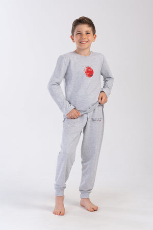 Kids' Boy Martial Long Sleeve Pyjama Set