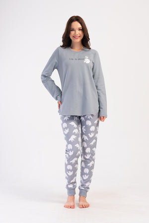 KADIN XXL PIJAMA TAKIM 2IPLIK 403036 - Vienetta1.GrupTAS