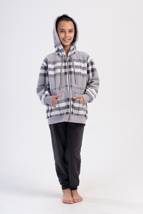 KIZ COCUK PIJAMA TAKIM POLAR 403056 - Vienetta1.GrupGRI