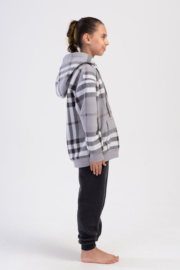 KIZ COCUK PIJAMA TAKIM POLAR 403056 - Vienetta1.GrupGRI