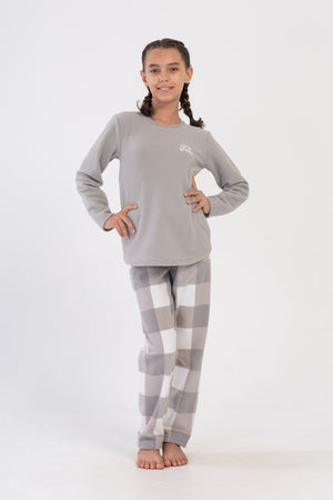 KIZ COCUK PIJAMA TAKIM POLAR 403071 - Vienetta1.GrupGRI