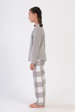 KIZ COCUK PIJAMA TAKIM POLAR 403071 - Vienetta1.GrupGRI