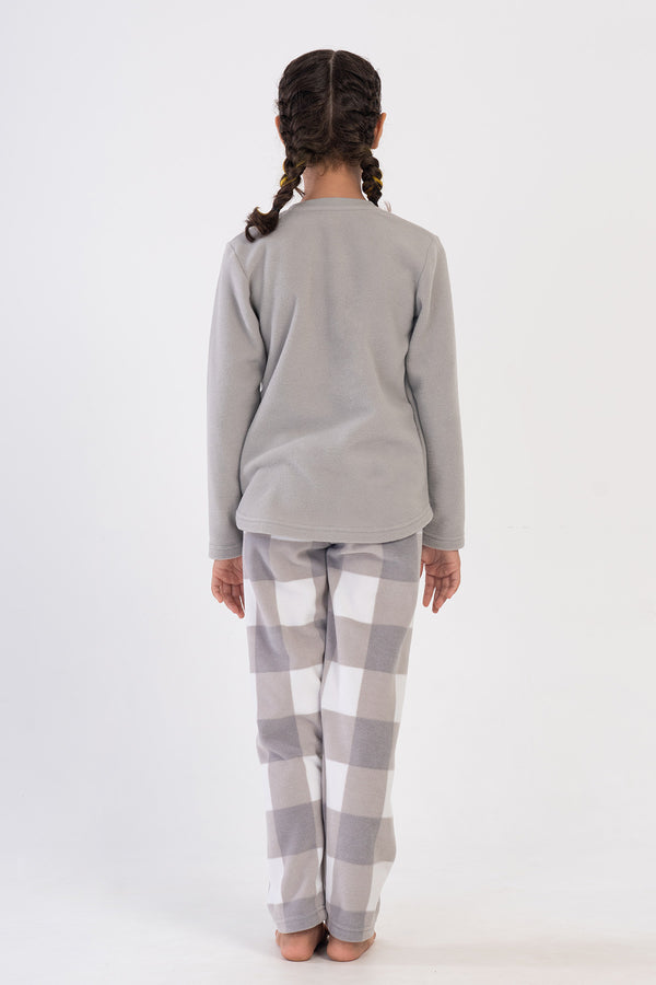 KIZ COCUK PIJAMA TAKIM POLAR 403071 - Vienetta1.GrupGRI