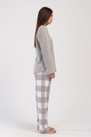 KADIN XXL PIJAMA TAKIM POLAR 403074 - Vienetta1.GrupGRI