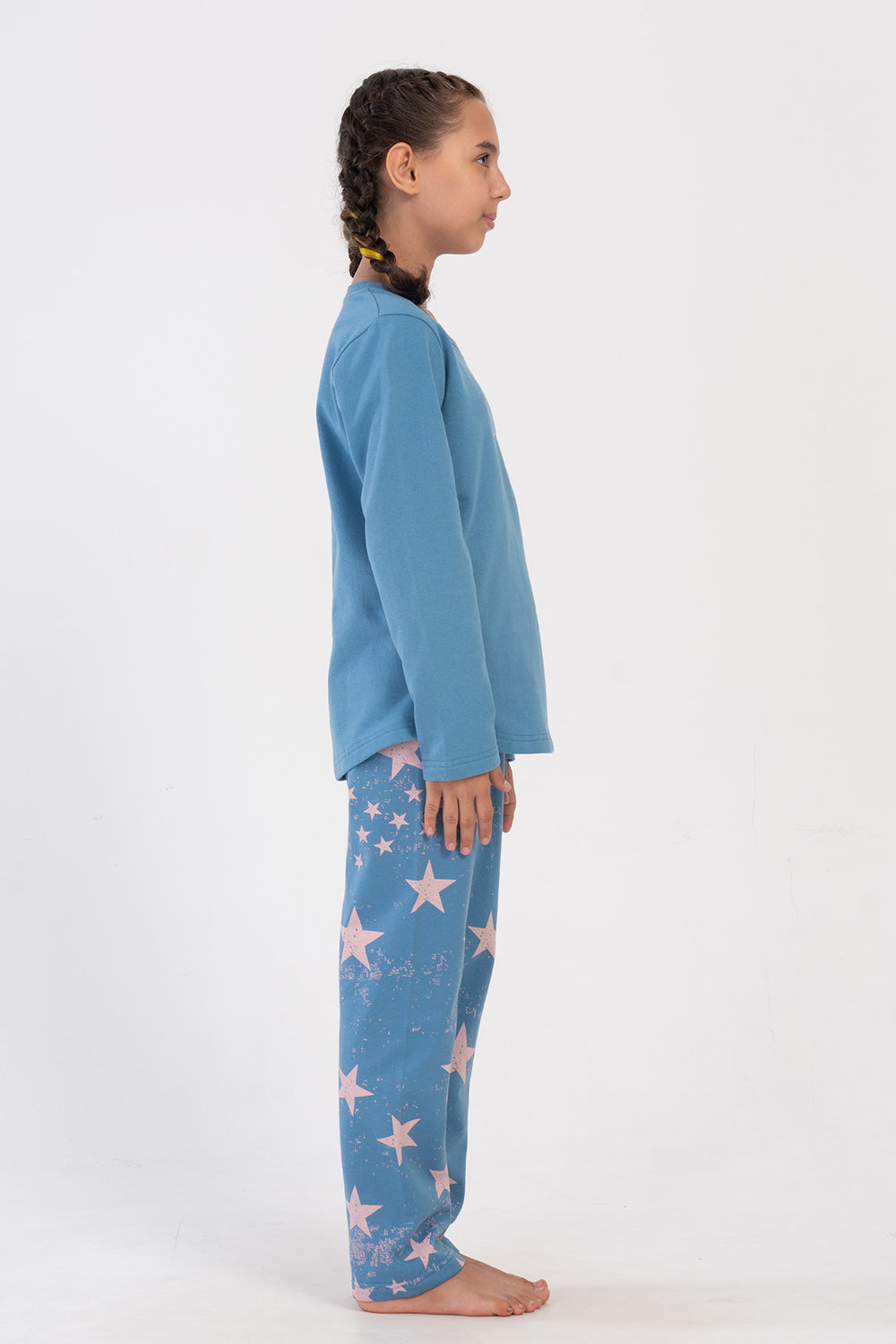 KIZ COCUK PIJAMA TAKIM 2IPLIK 403134 - Vienetta1.GrupAÇIK LACIVERT