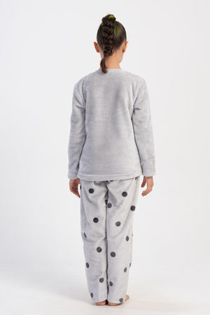 KIZ COCUK SOFT UZUN KOL PIJAMA TAKIM(7 - 8/15 - 16) 403154 - Vienetta1.GrupGRI